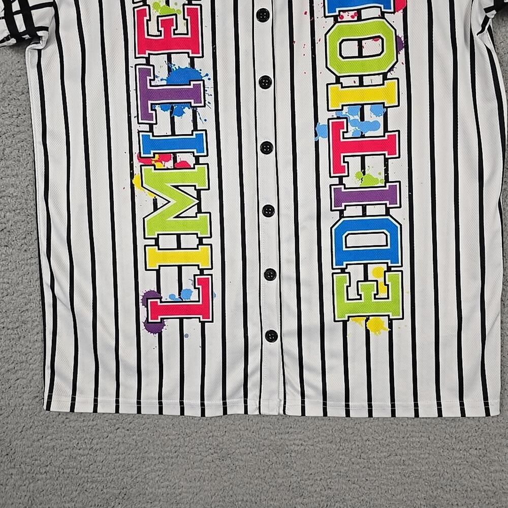 Fashion of New York Women's Baseball Jersey Double Side Print Size 2X - Picture 3 of 9